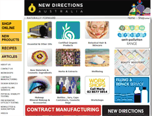 Tablet Screenshot of newdirections.com.au